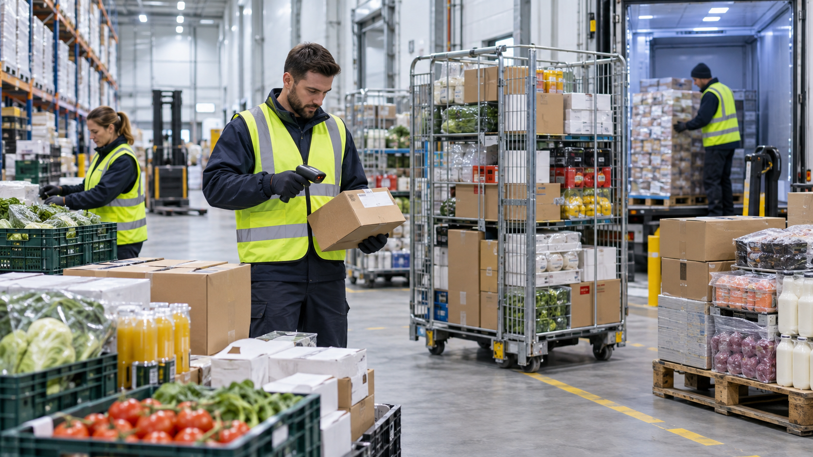 Central Pick & Prepare for food distribution